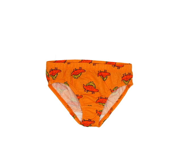 Nové oranžové slipy s dinosaury George