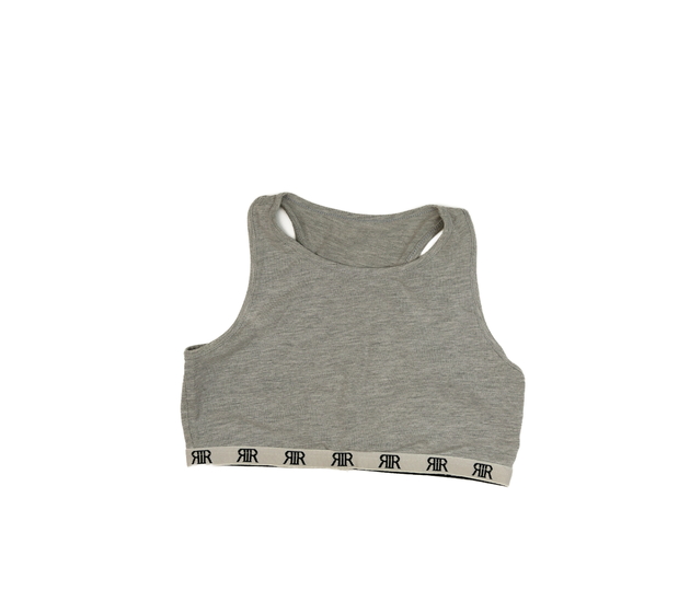 Šedá podprsenka bez kostic a výztuží River Island