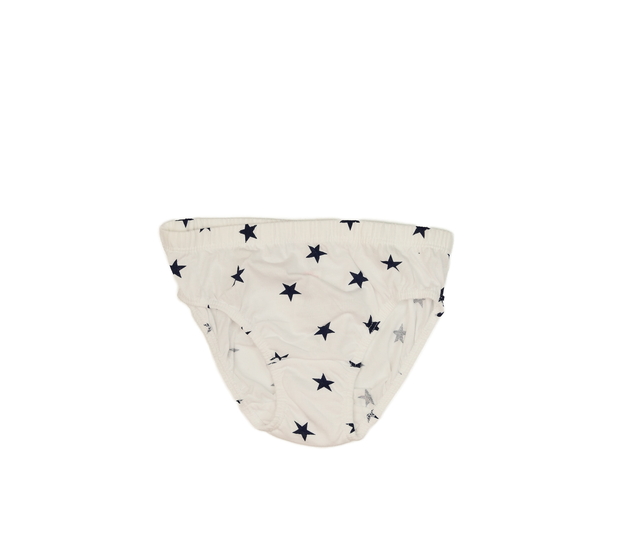 Nové bílé slipy s hvězdami George