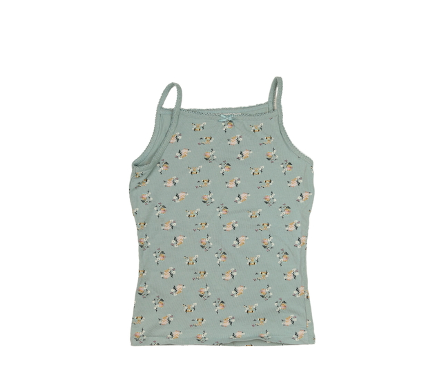 Modrá květinová spodní košilka H&M