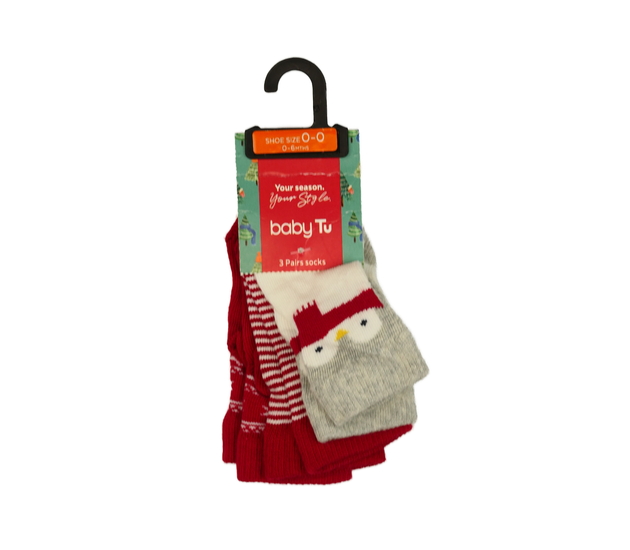 Nové baby ponožky 3 páry Tu