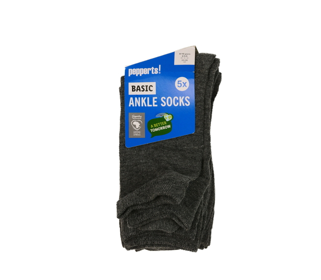 Nové šedé ponožky 5 párů EUR 35-38