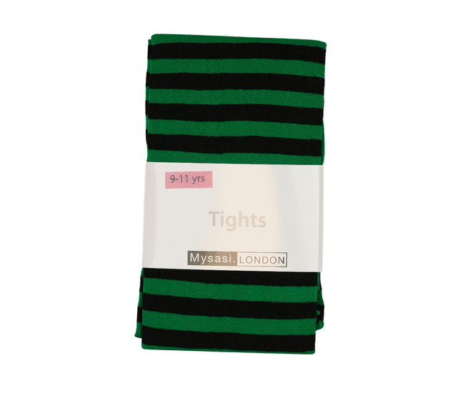 Nové pruhované zeleno-černé silonky 