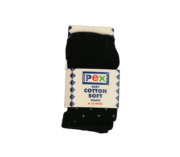 Nové černé punčocháče se stříbrnými detaily 