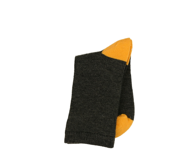 Nové šedo-žluté ponožky EUR 20-21