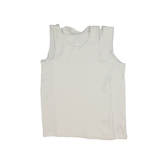 Bílá spodní košilka s krajkou 2 ks M&S