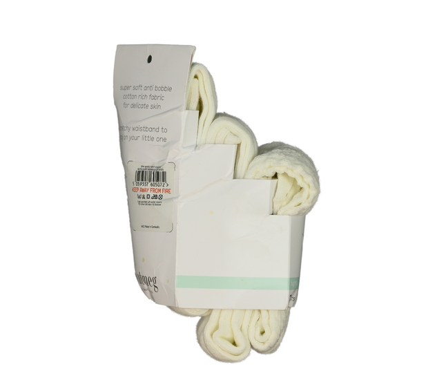 Nové krémové punčocháče 3 ks Nutmeg 