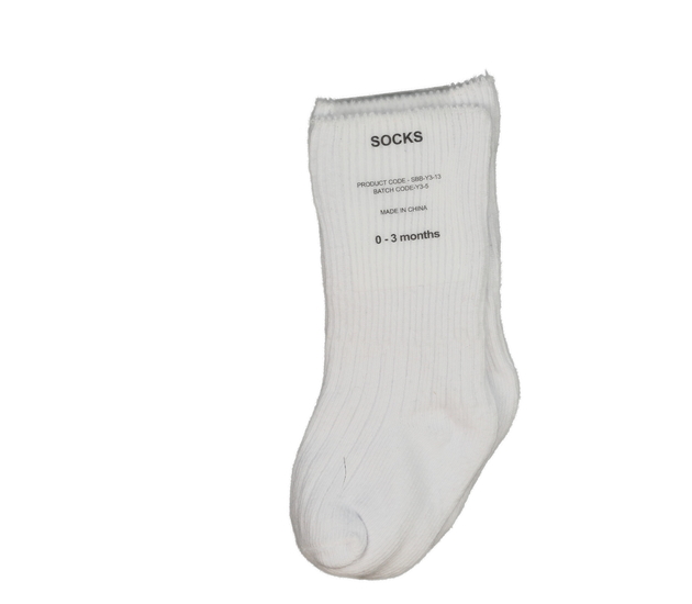 Nové bílé ponožky