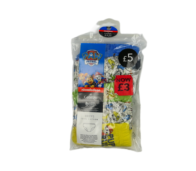 Nové slipy Tlapková Patrola 5 ks George