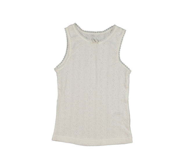 Bílá madeirová spodní košilka Primark 