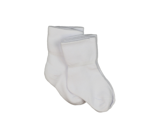 Nové bílé teplé baby ponožky 2 páry 