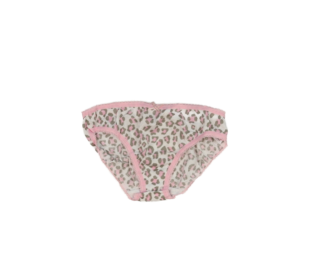 Nové vzorované bílo-růžové kalhotky Tu