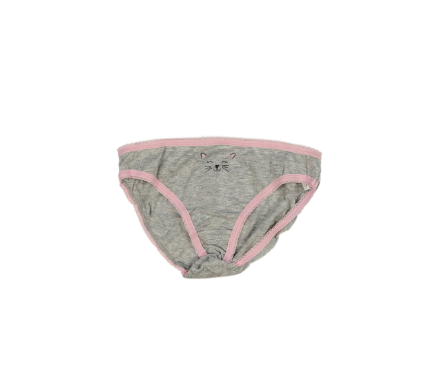 Nové šedo-růžové kalhotky s kočičkou Tu