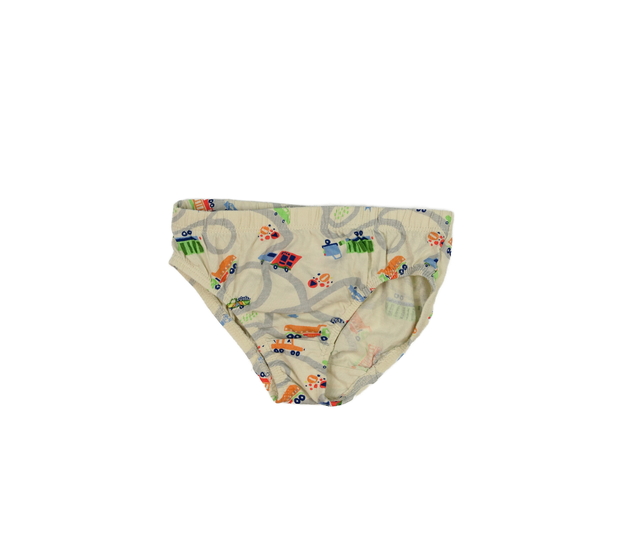 Nové hnědé slipy s auty George