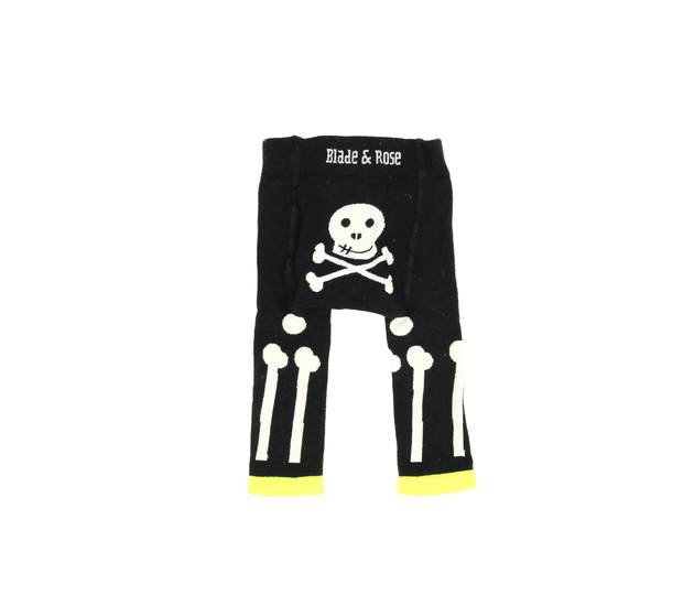 Černé stylové legínové punčocháče 