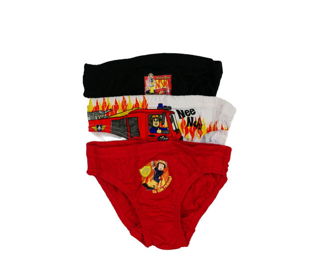 Nové slipy Hasič Sam 3 ks 