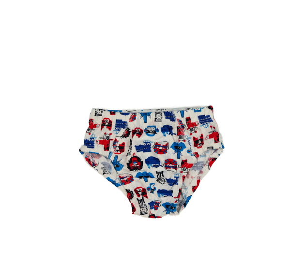 Nové bílé slipy s obrázky 