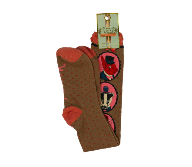 Nové hnědé podkolenky EUR 39-42