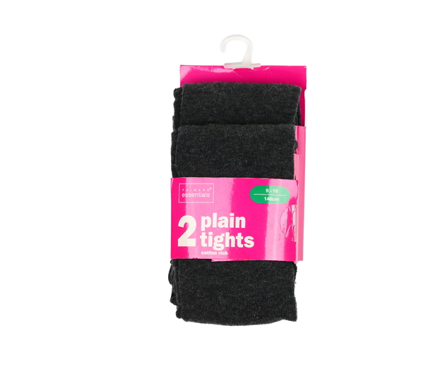 Nové šedé melírované punčocháče 2 ks Primark