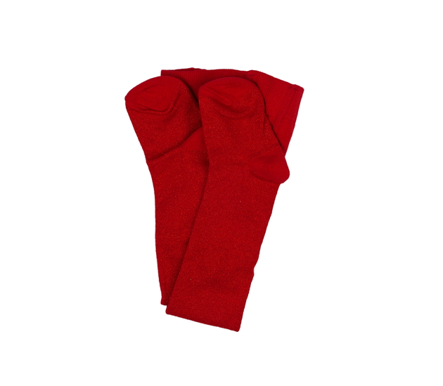 Nové červené lesklé punčocháče 