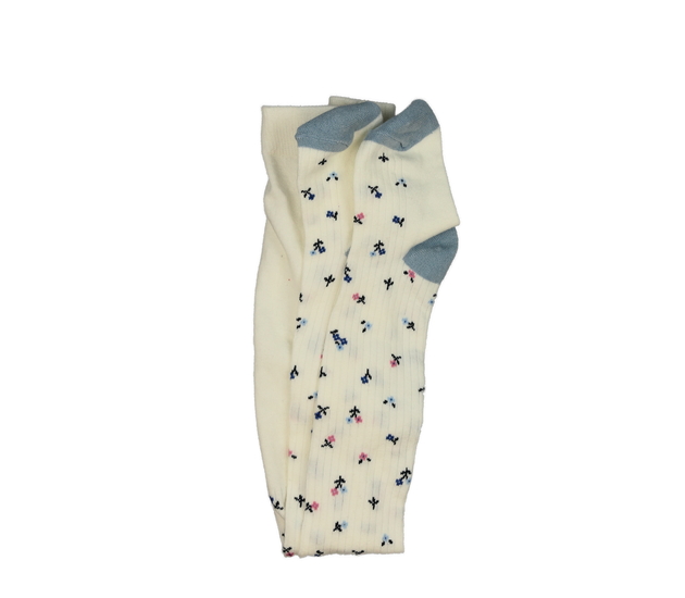 Nové krémové květinové punčocháče Primark 