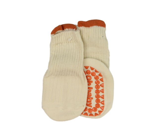 Nové hnědo-červené ponožky