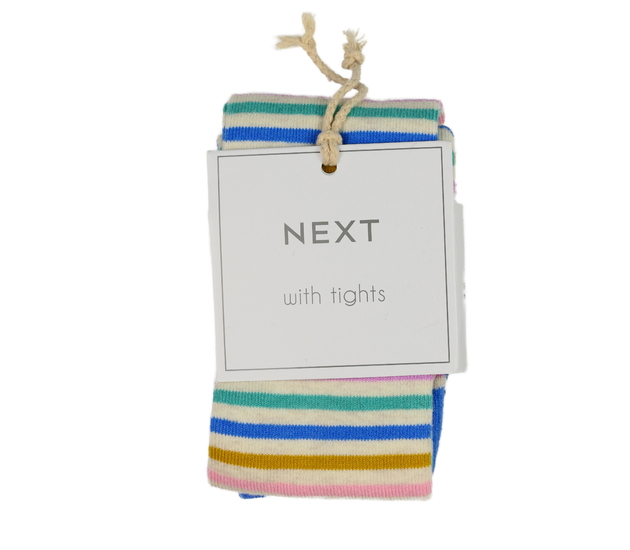 Nové barevně pruhované punčocháče Next