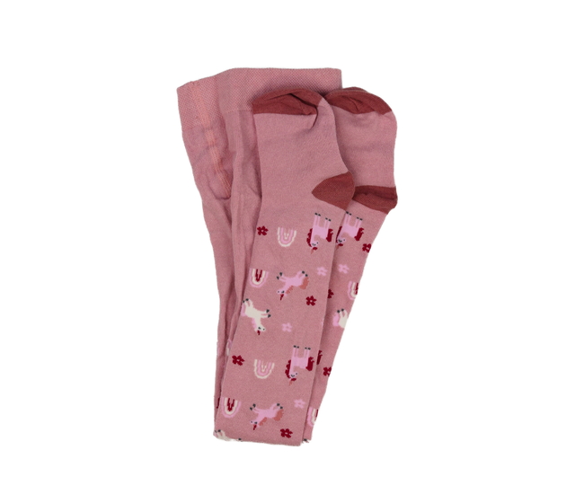 Nové růžové punčocháče s jednorožci 