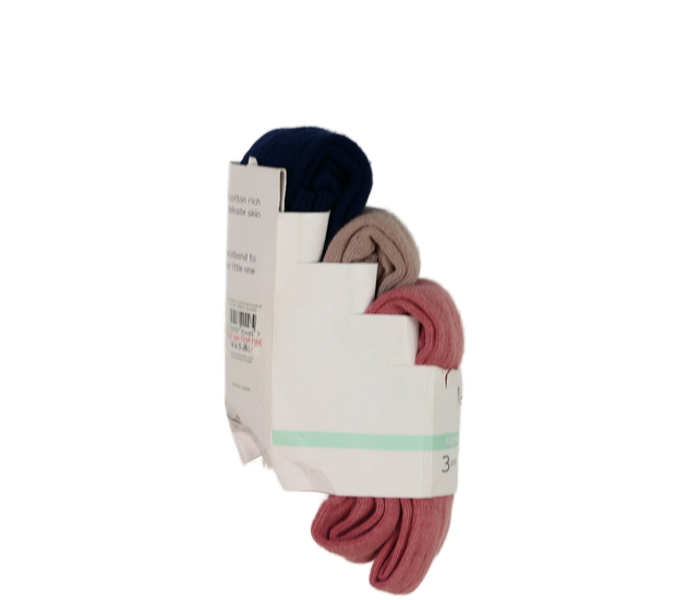 Nové pastelové punčocháče 3 ks Nutmeg