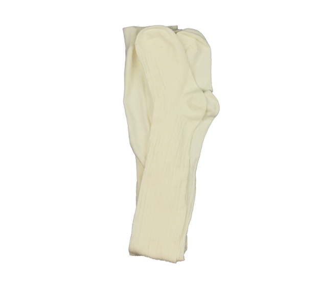 Nové krémové vzorované punčocháče 