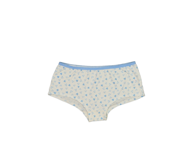 Nové bílé kalhotky s modrými srdíčky George