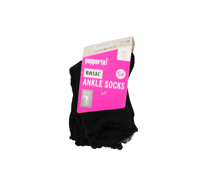 Nové černé ponožky 5 párů EUR 27-30