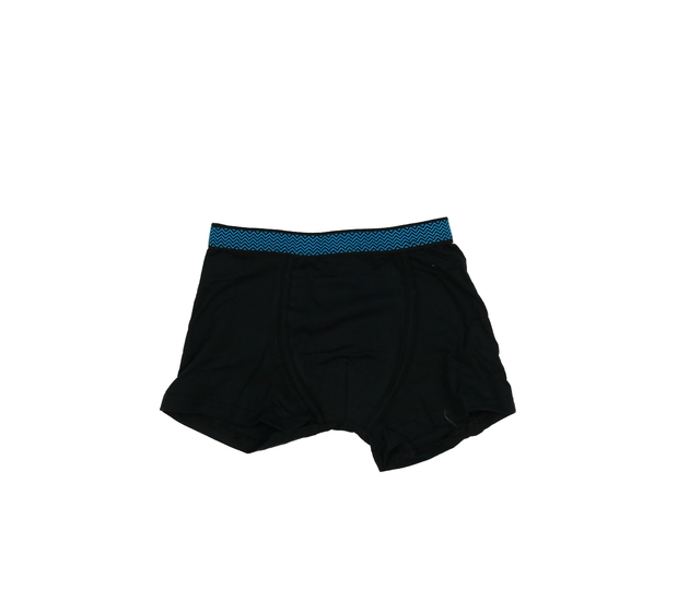 Nové černé trenky s modrým lemem Nutmeg