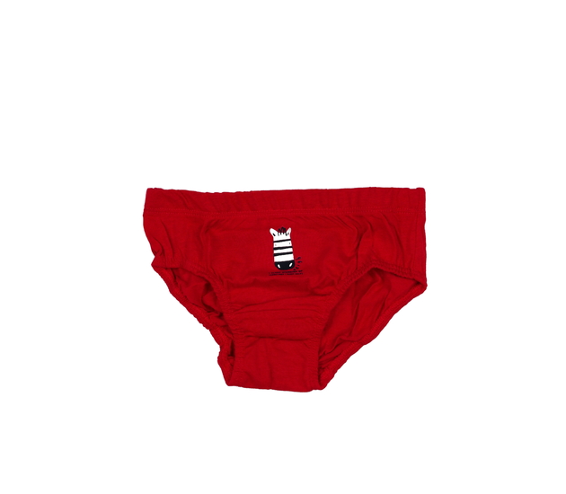 Nové červené slipy se zebrou F&F