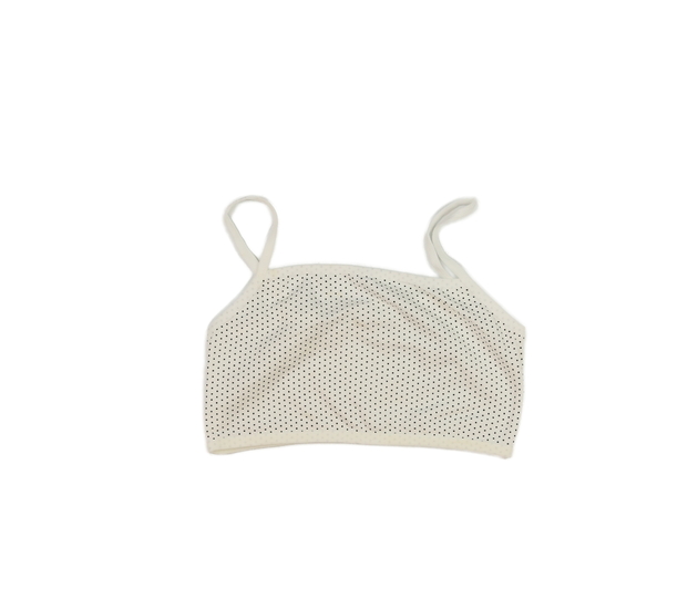 Bílá lambáda s černými puntíky