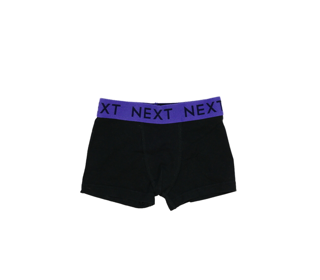 Nové černé trenky s fialovým pasem Next