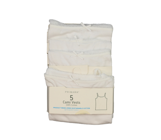 Nové bílé spodní košilky 4 ks Primark 