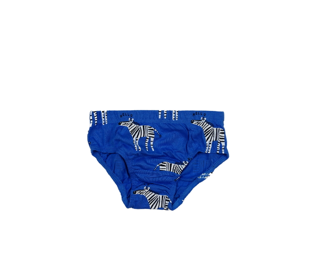 Nové modré slipy se zebrou F&F