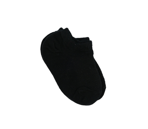 Nové černé ponožky s protiskluzovými srdíčky