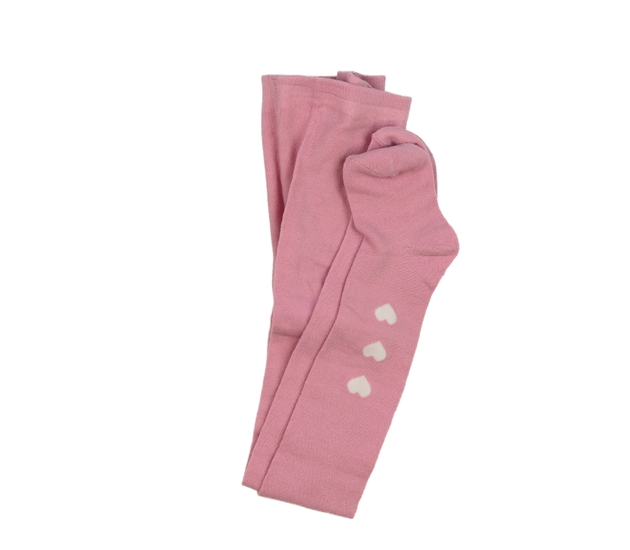 Nové růžové punčocháče se srdíčky 