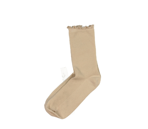 Nové hnědé žebrované ponožky EUR 33-35