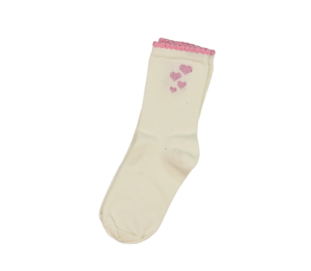Nové krémovo-růžové ponožky EUR 27-30