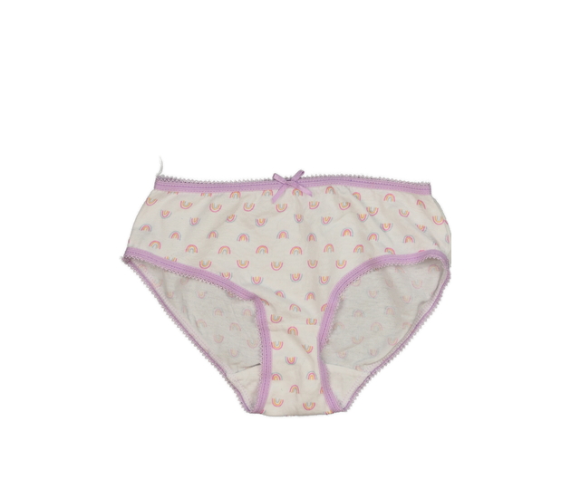 Nové bílé kalhotky s duhou George