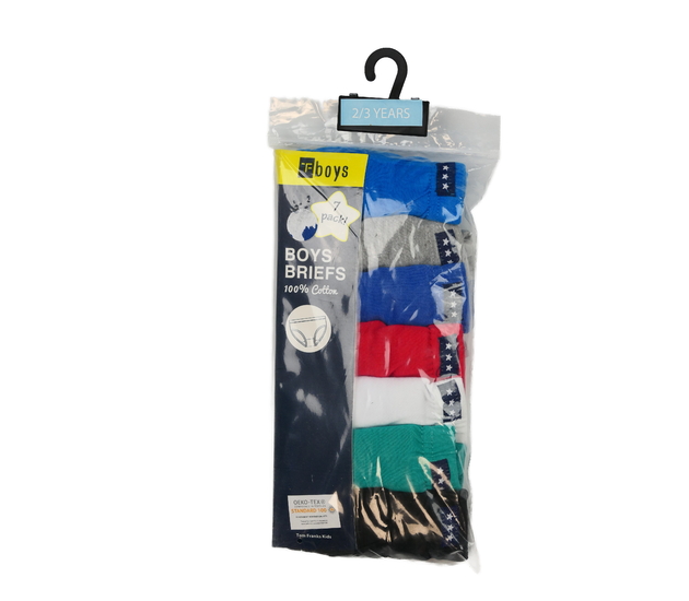 Nové jednobarevné chlapecké slipy 