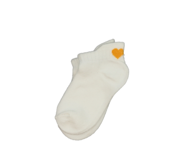 Nové bílé ponožky se srdíčky 