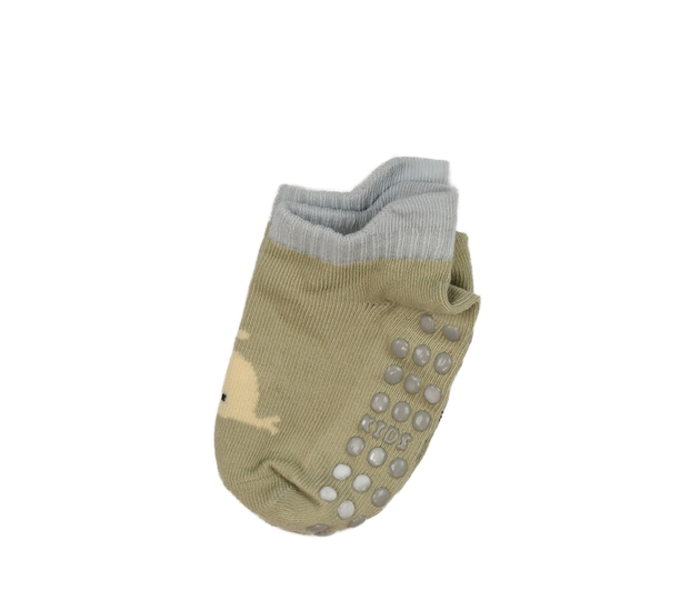 Nové zelené protiskluzové ponožky s velrybou 