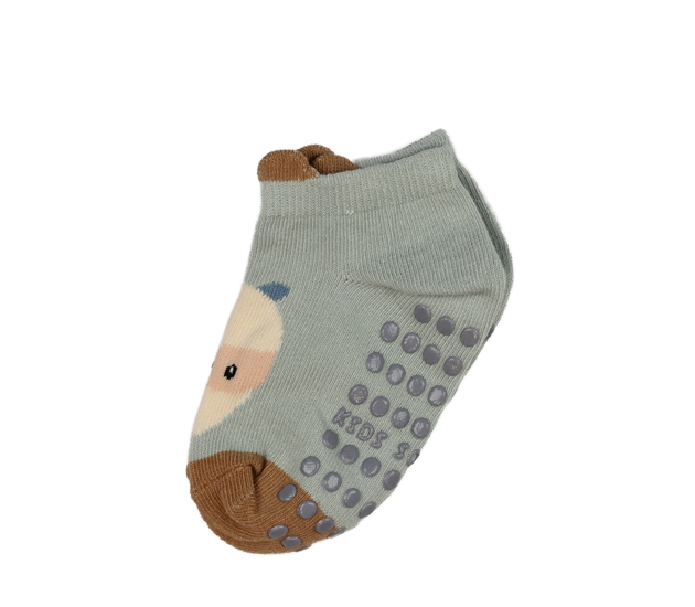Nové modré protiskluzové ponožky s medvědem 