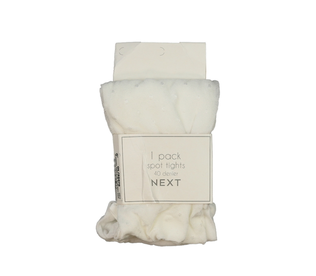 Nové bílé silonky Next