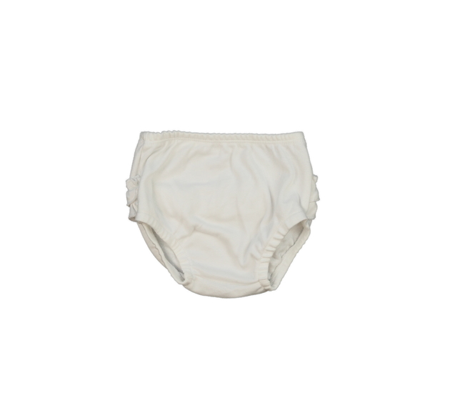 Nové bílé kalhotky s volánky 