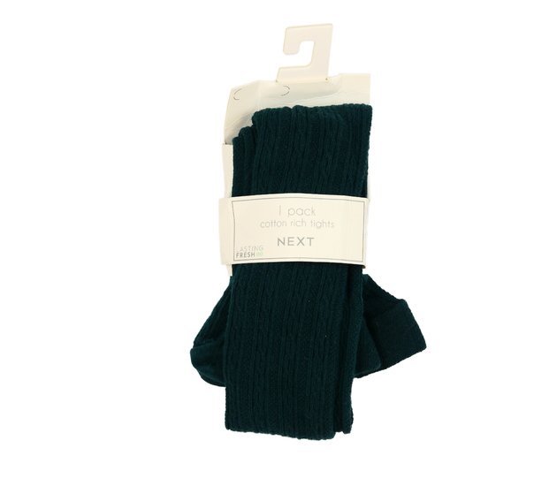 Nové tmavě zelené punčocháče Next